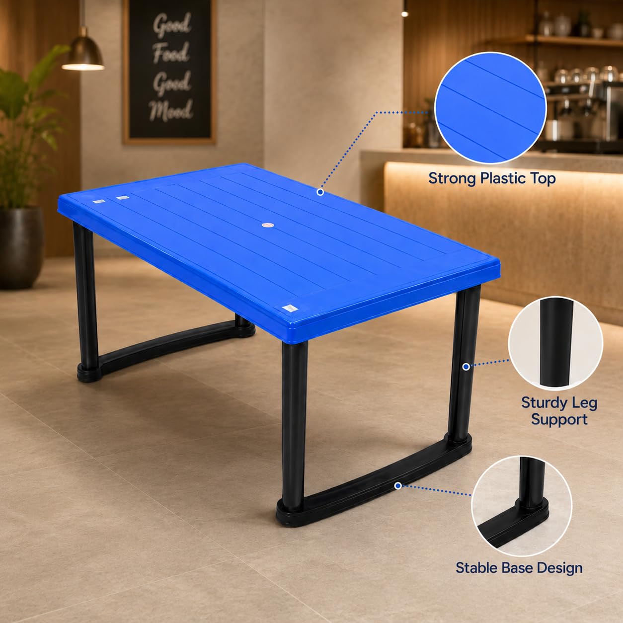 GURUBHAI EQUIPMENTS Dining Chair Restaurant Chair Cafe Chair for Home Dining Room Indoor Outdoor Seating