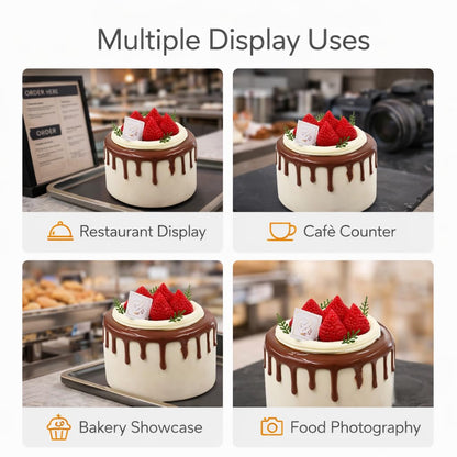 GURUBHAI EQUIPMENTS Artificial Realistic Fake Decorative Food Models for Bakery Display, Photography Props, Restaurants & Kitchen Decor