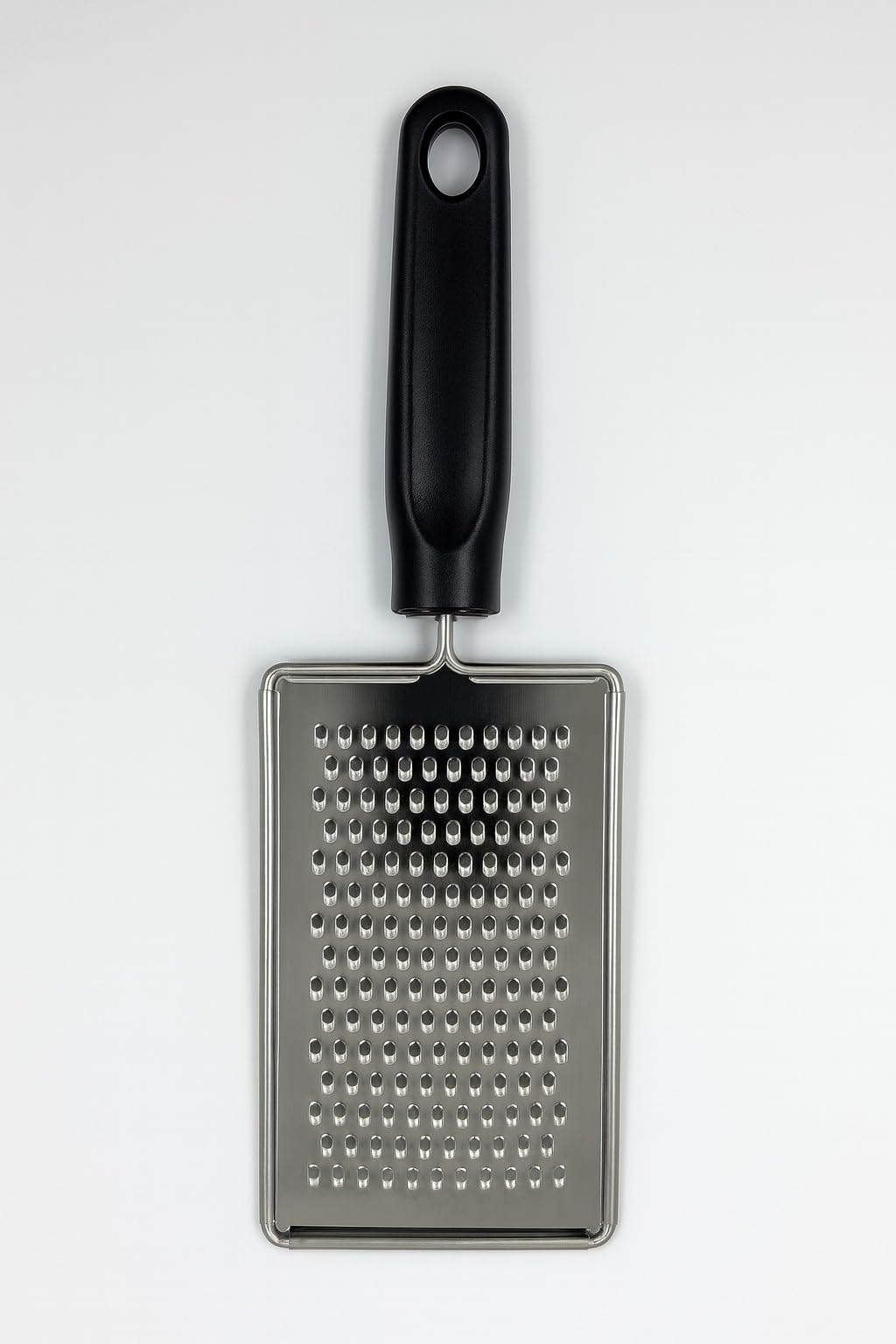 Gurubhai Equipments Stainless Steel Hand Grater with Ergonomic Handle | Multipurpose Vegetable, Cheese & Fruit Grater for Kitchen Use | Durable & Easy-to-Clean Flat Grater