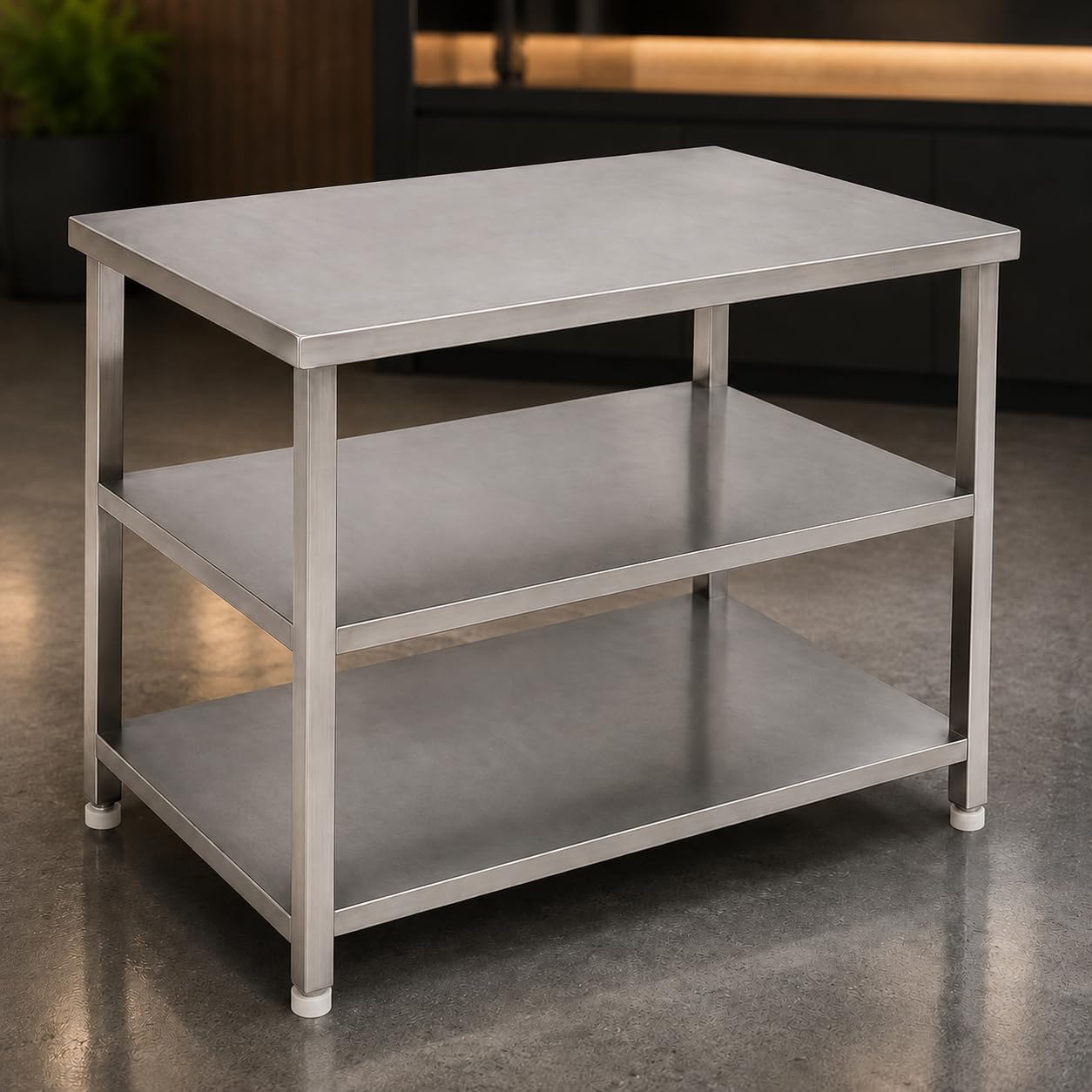 GURUBHAI EQUIPMENTS Kitchen Service Table Commercial Work Table