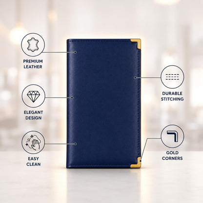 Gurubhai Equipments Bill Folder for Restaurant & Café Receipt Presenter with Thank You Print – Durable Menu & Receipt Holder for Hotels, Dine-In & Billing