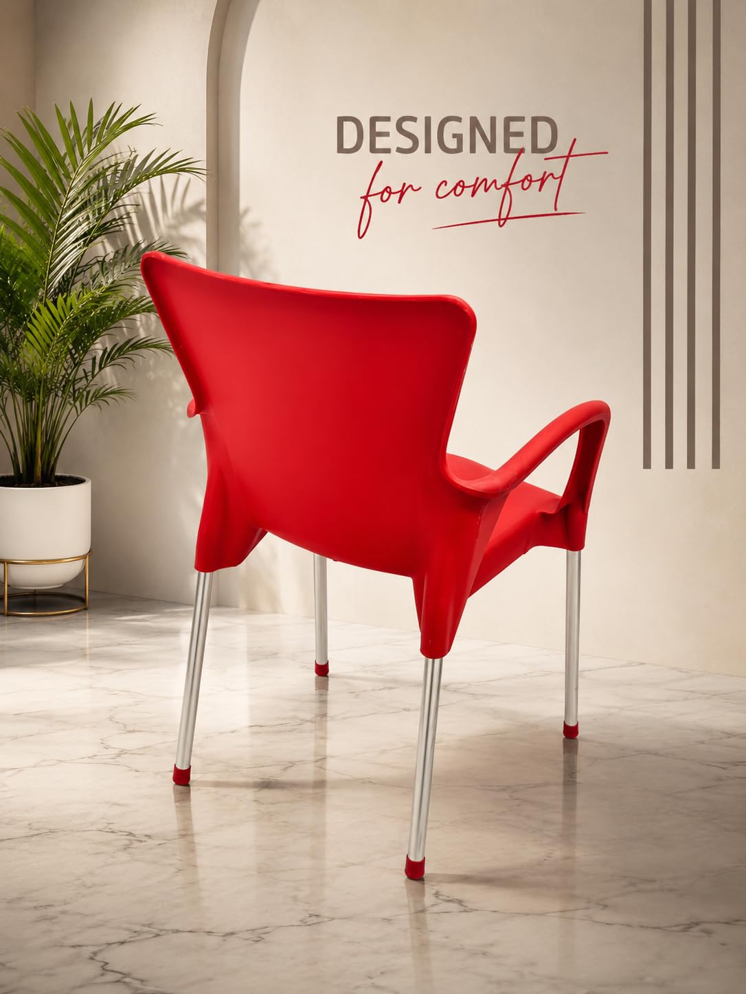 GURUBHAI EQUIPMENTS Dining Chair Restaurant Chair Cafe Chair for Home Dining Room Indoor Outdoor Seating