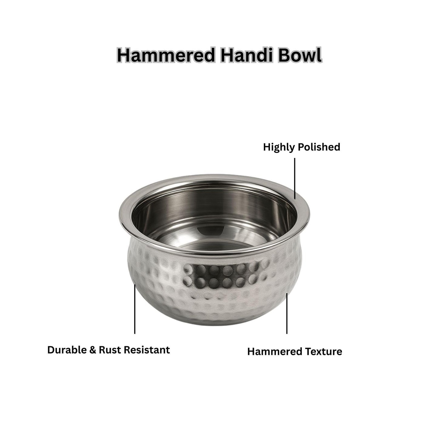 GURUBHAI EQUIPMENTS Spice Serving Bowls with Tray for Dining Table, Home, Restaurant & Hotel Use