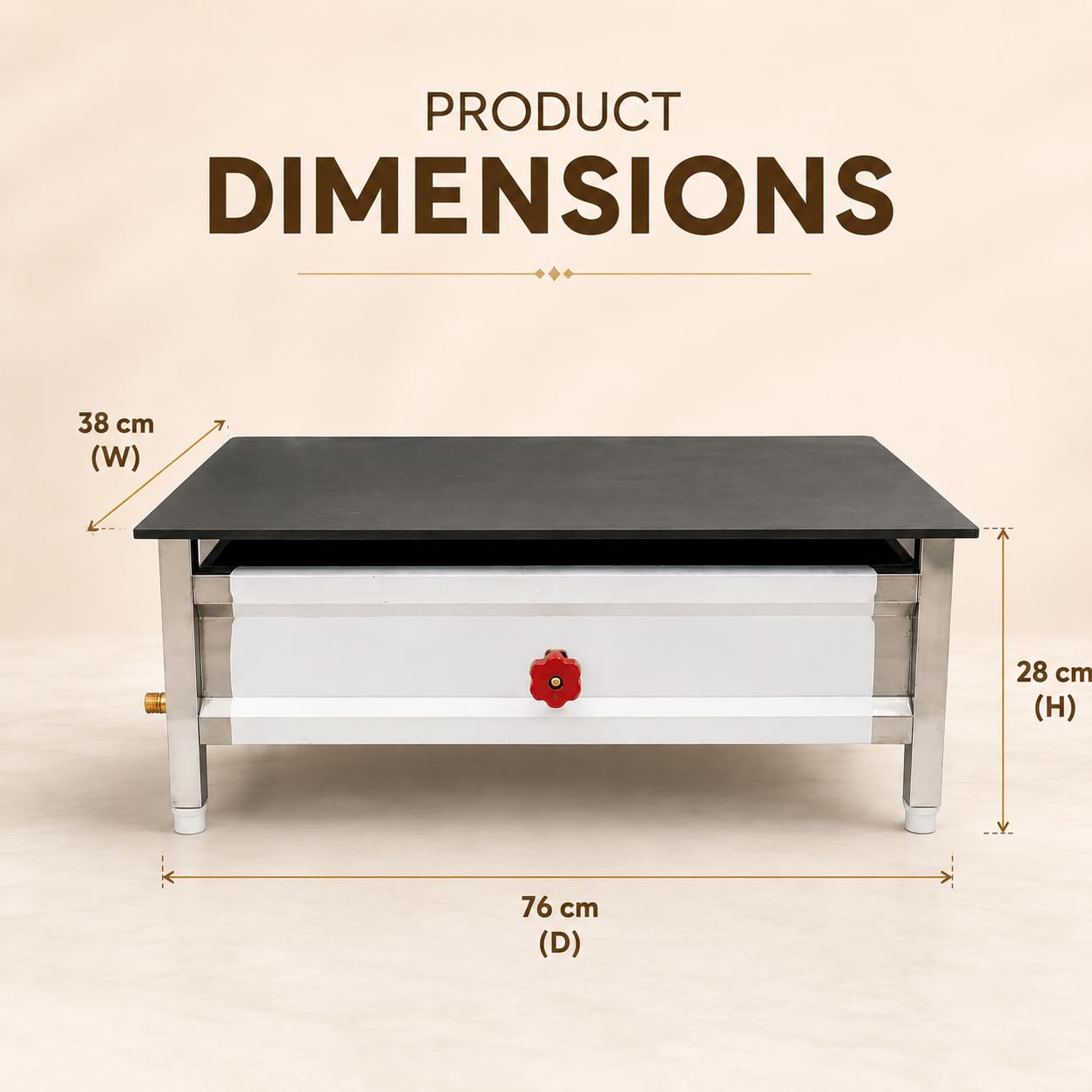 Gurubhai Equipments Stainless Steel Roti Bhatti – Commercial Gas Roti Bhatti for Hotel & Restaurant Use | Heavy-Duty Roti Cooking Bhatti with Bullet Burner for Tandoor & Kitchen Use