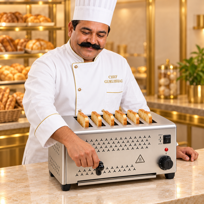 6 SLICE POPUP TOASTER