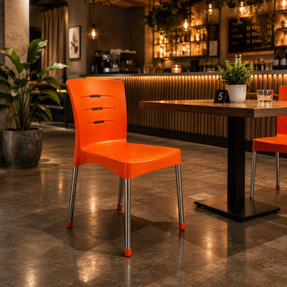 GURUBHAI EQUIPMENTS Dining Chair Restaurant Chair Cafe Chair for Home Dining Room Indoor Outdoor Seating