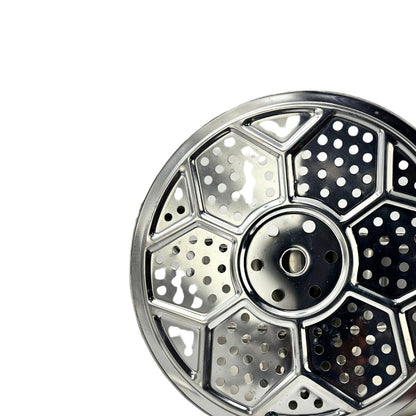 Gurubhai Equipments Stainless Steel Momos Steamer Cooker – 3 Tier, 30 cm with Lid – Multipurpose Steamer for Momos, Modak, Idli & Vegetables – Induction & Gas Stove Compatible – Silver