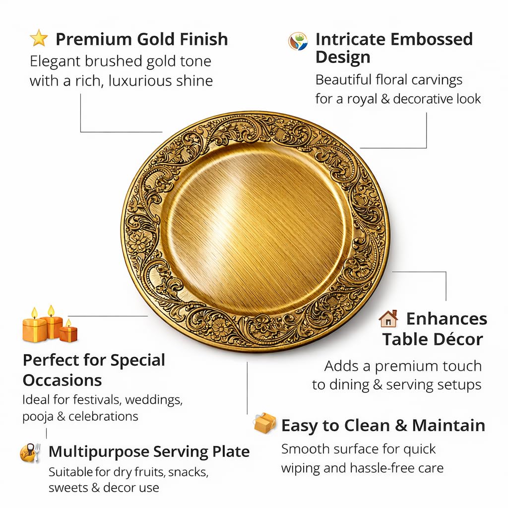 Gurubhai Equipments Serving Tray Heavy-Duty Rectangular Fast Food Trays for Restaurant, Cafeteria, Kitchen & Home Use | Easy-to-Clean, Non-Slip Food Serving Trays