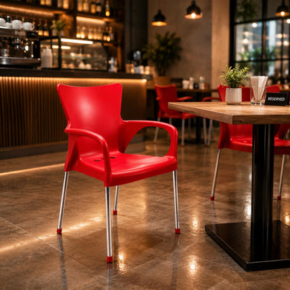 GURUBHAI EQUIPMENTS Dining Chair Restaurant Chair Cafe Chair for Home Dining Room Indoor Outdoor Seating