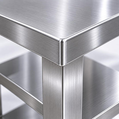 GURUBHAI EQUIPMENTS Kitchen Service Table SRV-TBL-45X24