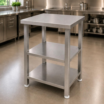 GURUBHAI EQUIPMENTS Kitchen Service Table SRV-TBL-24X24