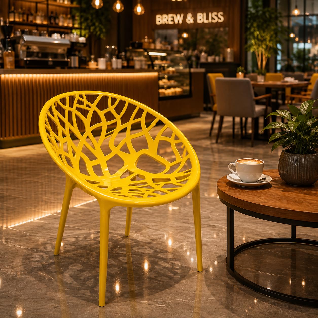 GURUBHAI EQUIPMENTS Dining Chair Restaurant Chair Cafe Chair for Home Dining Room Indoor Outdoor Seating