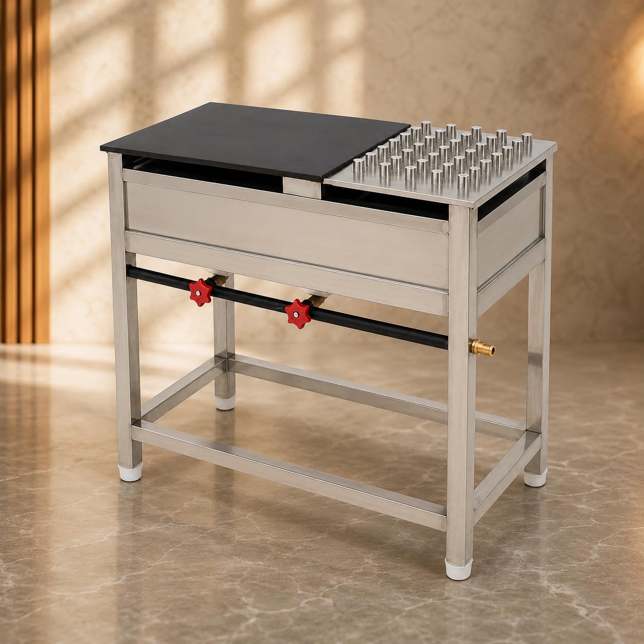 Gurubhai Equipments Roti Bhatti – Commercial Gas Roti Bhatti for Hotel & Restaurant Use | Heavy-Duty Roti Cooking Bhatti with Bullet Burner for Tandoor & Kitchen Use