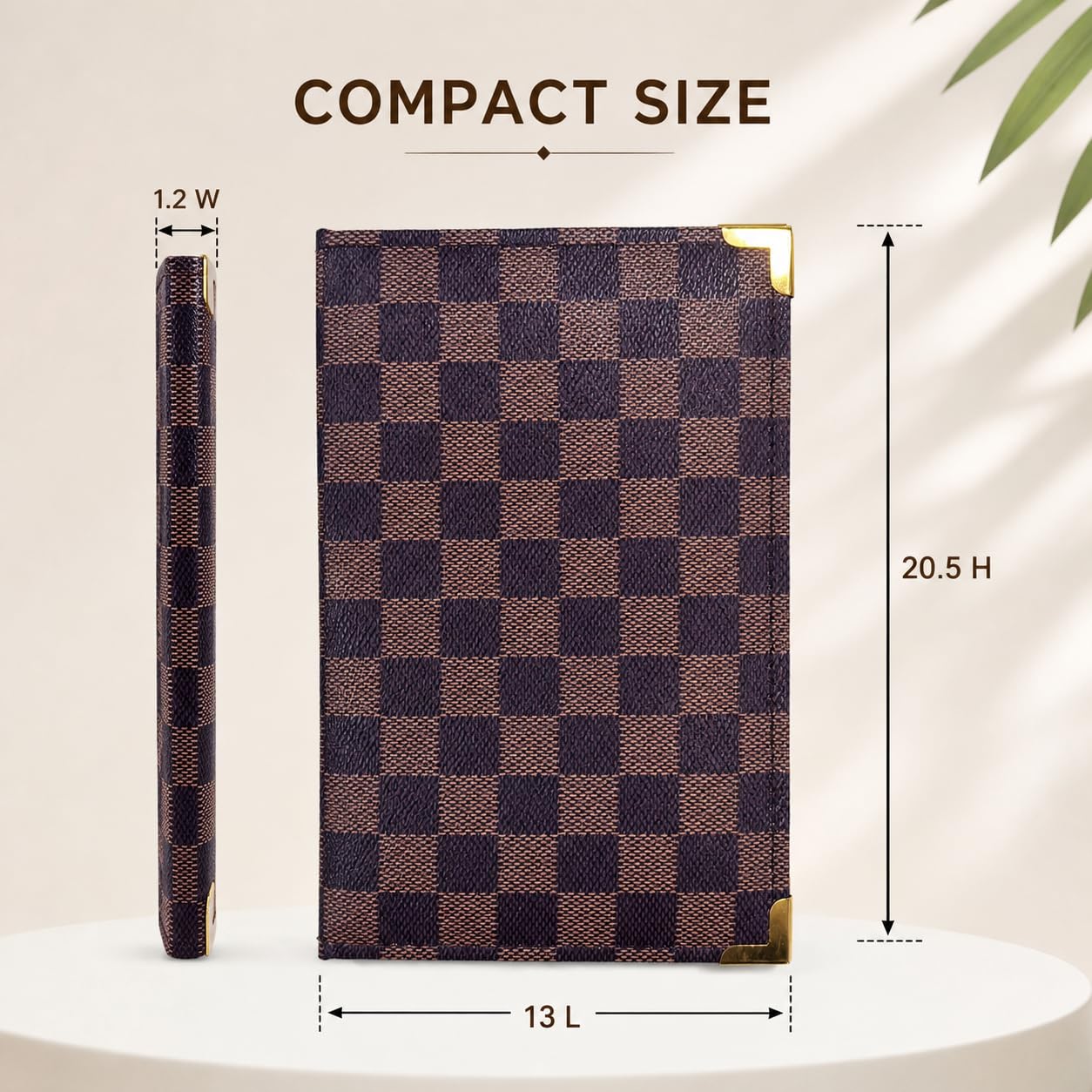 Gurubhai Equipments Premium Bill Folder – Pack of 6 | PU Leather Restaurant Check Presenter with Cash & Card Pocket | Durable & Stylish for Hotels & Cafés (Heavy Dark Brown)
