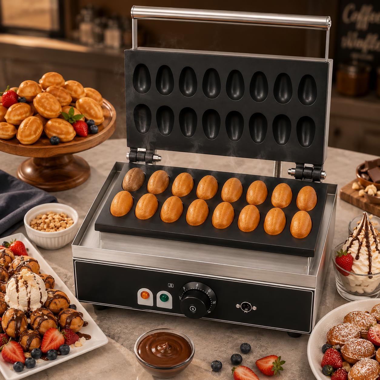 Gurubhai Equipments Commercial Waffle Maker Machine
