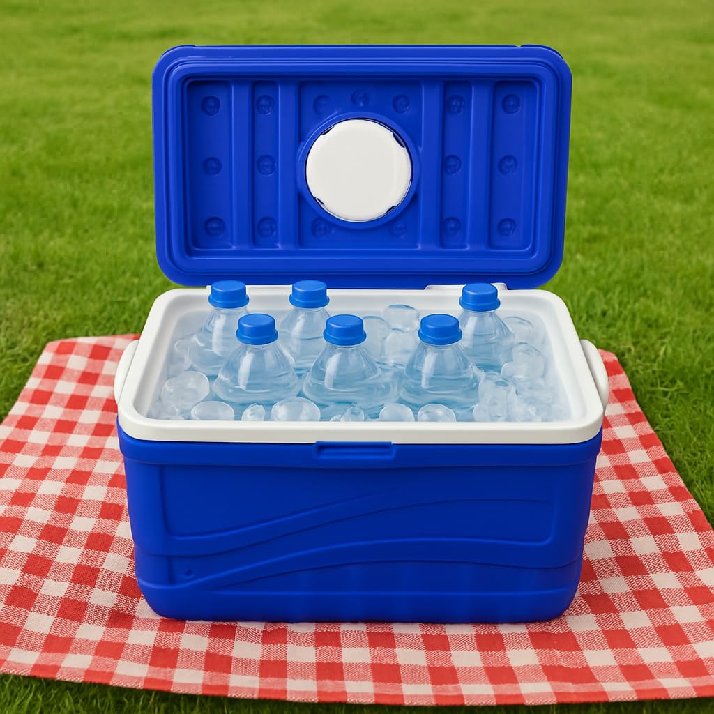 Gurubhai Equipments 50 Liter Commercial Ice Box – Heavy-Duty Insulated Cooler for Ice, Food & Beverages | Portable Cooler for Catering, Outdoor Events, Hotels, Restaurants & Travel