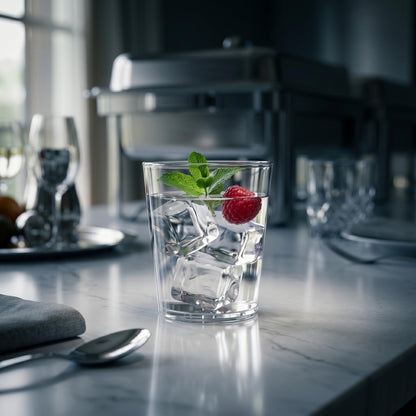 GURUBHAI EQUIPMENTS Heavy Base Drinking Glass Clear Water Juice Glasses for Mojito Cocktail Milk Soft Drinks Beverage Glassware