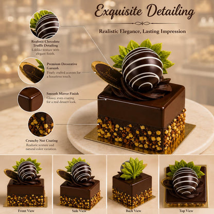 GURUBHAI EQUIPMENTS Artificial Realistic Fake Decorative Food Models for Bakery Display, Photography Props, Restaurants & Kitchen Decor