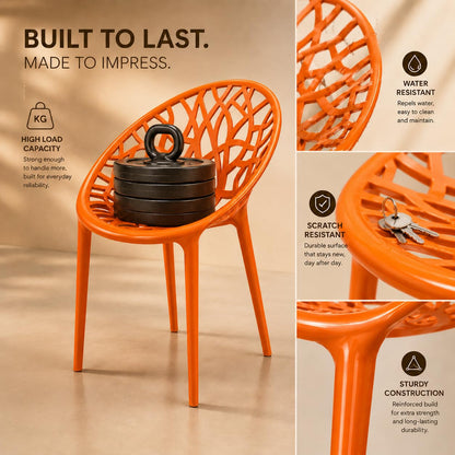 GURUBHAI EQUIPMENTS Dining Chair Restaurant Chair Cafe Chair for Home Dining Room Indoor Outdoor Seating
