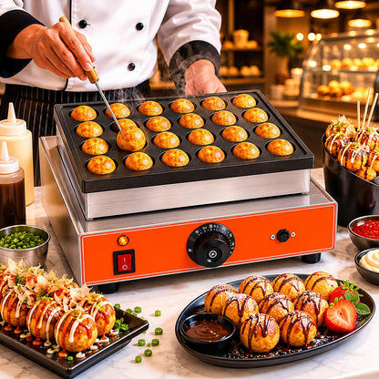 Gurubhai Equipments Commercial Waffle Maker Machine, Electric Belgian Waffle Baker, Professional Waffle Machine for Cafe Bakery Restaurant Food Stall