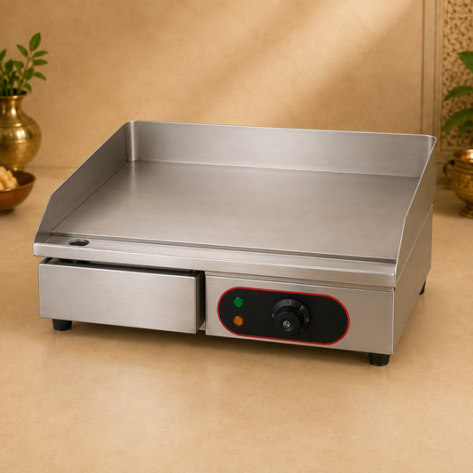 Electric Flat Top Griddle – 540 × 400 × 220 mm