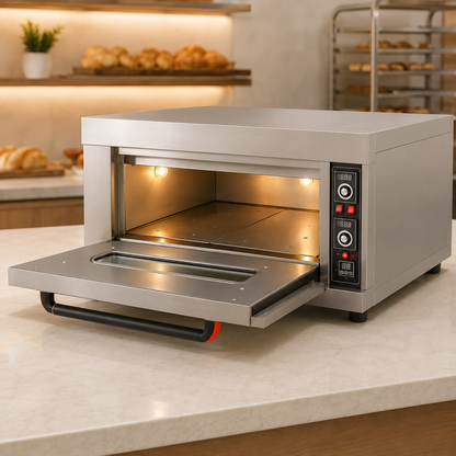 1 Deck 2 Tray Electric Stone Baking Oven – 34 × 24 Inch, 6.6 kW - product view 2