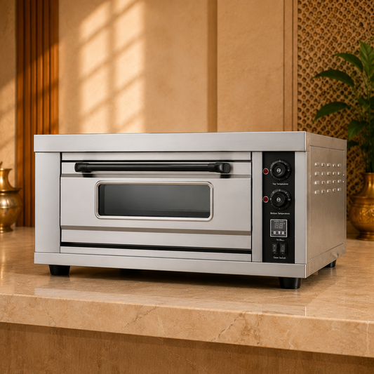 1 Deck 1 Tray Electric Stone Baking Oven – 24 × 18 Inch, 3.2 kW