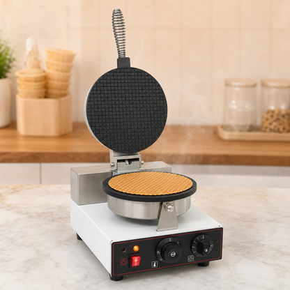 Round Electric Waffle Cone Maker - product view 2