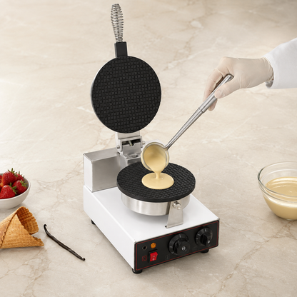 Round Electric Waffle Cone Maker - product view 7