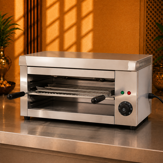 Commercial Electric Salamander Grill – 10 × 18 Inch, 2000 W