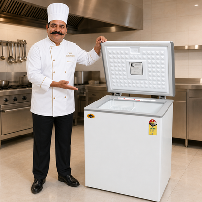 Commercial Deep Freezer D150H – 150 L Gross, 4 Star - product view 5