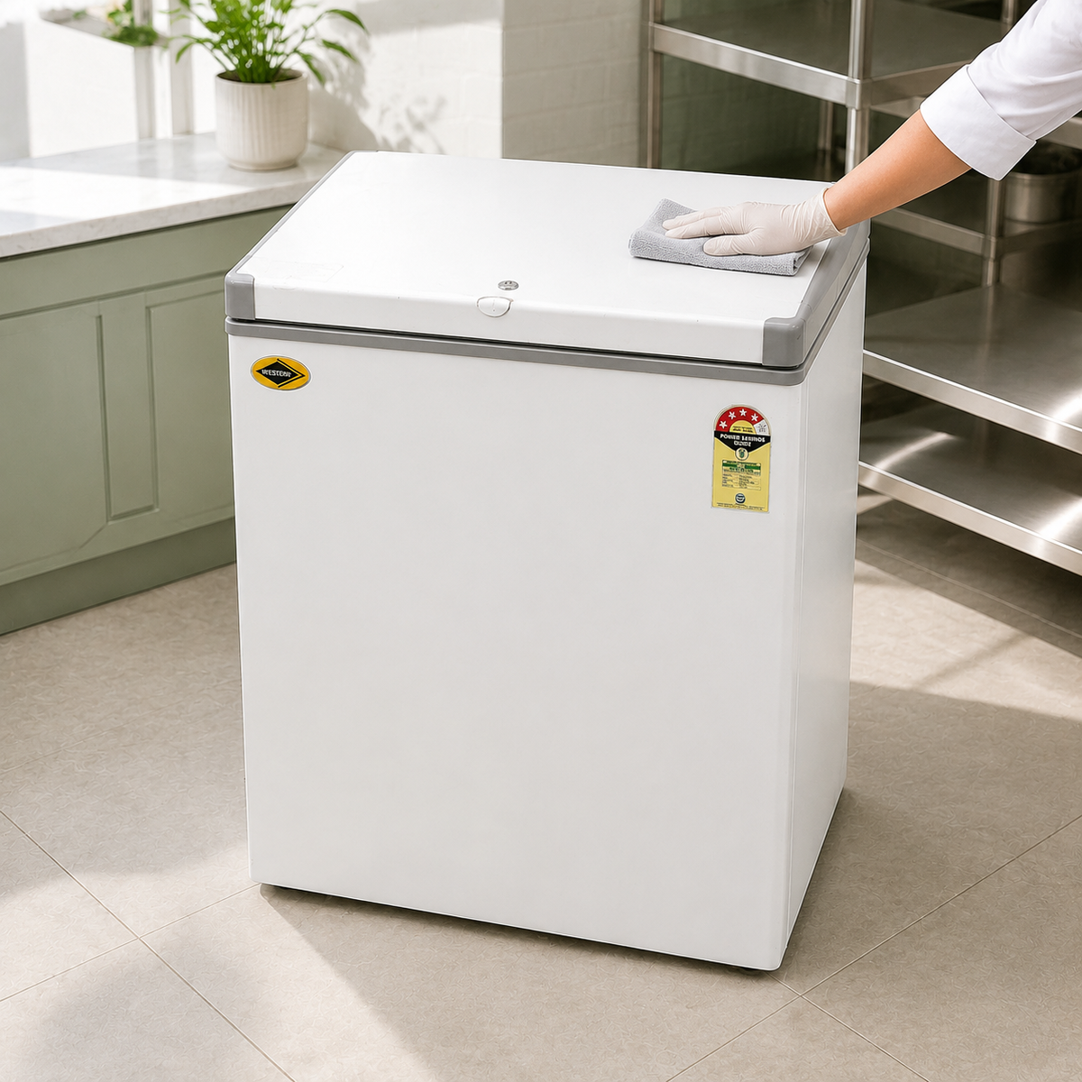 Commercial Deep Freezer D150H – 150 L Gross, 4 Star - product view 7