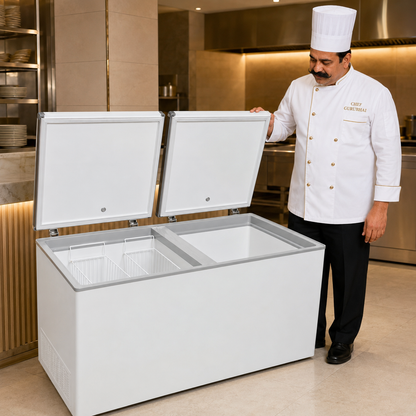 Commercial Deep Freezer D525H – 525 L Gross, 4 Star - product view 5