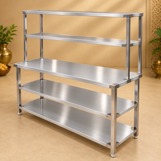 SS Pickup Table – 60 × 24 in for commercial kitchen service and order pickup – image 1