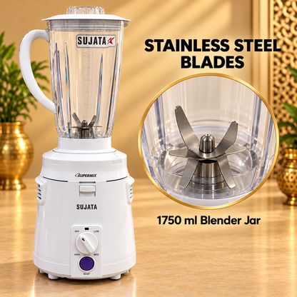 Gurubhai Equipments Sujata Supermix Mixer Grinder – 900 W – Why Choose It