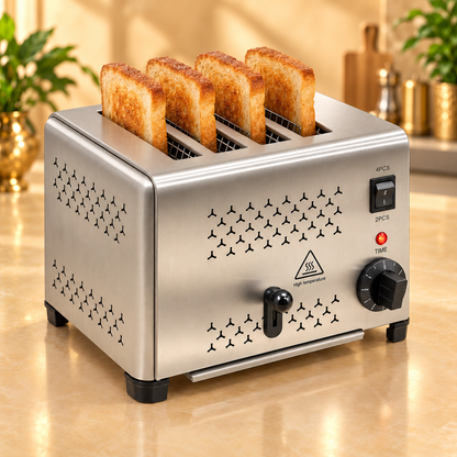 4 SLICE POPUP TOASTER