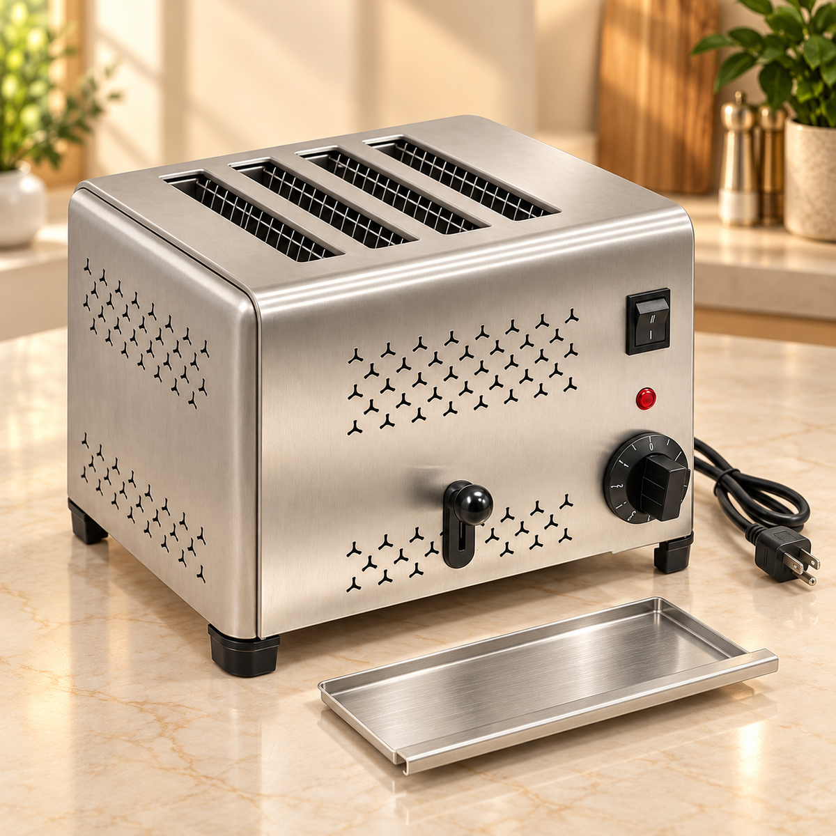 4 SLICE POPUP TOASTER
