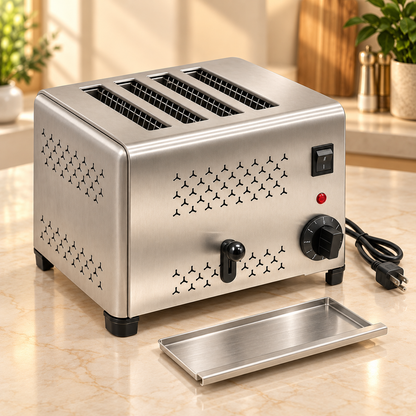 4 SLICE POPUP TOASTER