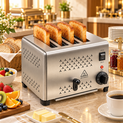 4 SLICE POPUP TOASTER