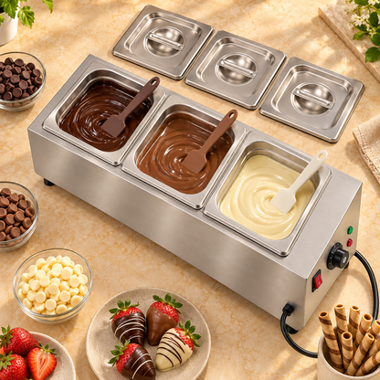 CHOCOLATE MELTER - 3 PANS