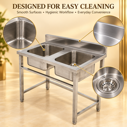 Gurubhai Equipments Double-Sink Commercial Unit – Why Choose It