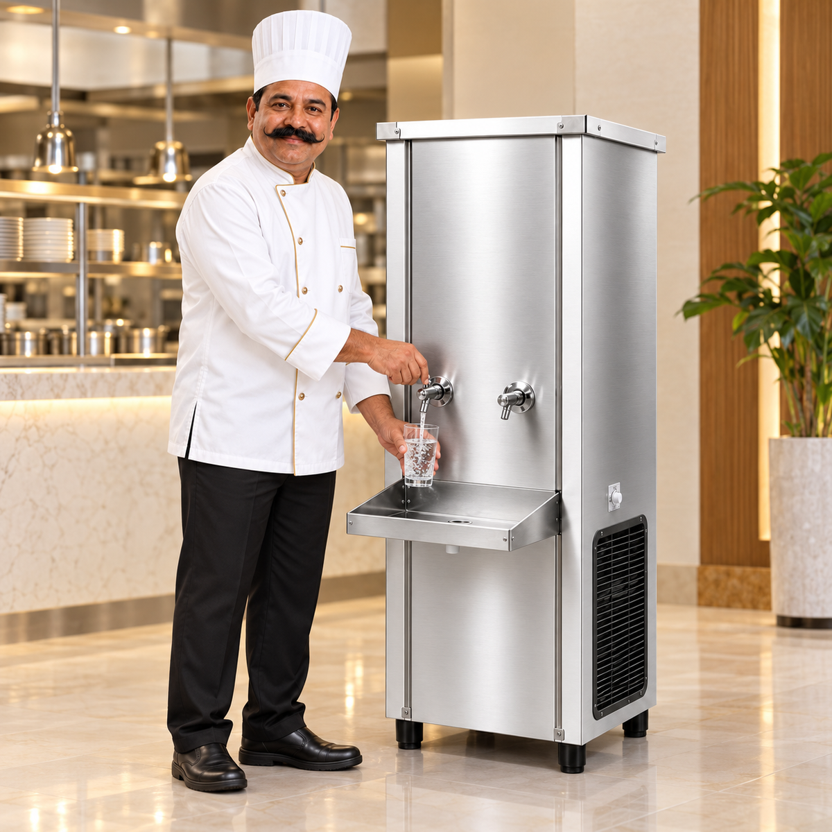 Gurubhai Equipments 100L Commercial Stainless Steel Water Cooler – Why Choose It