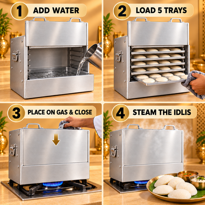 Gurubhai Equipments 5 Tray Aluminium Idli – Why Choose It