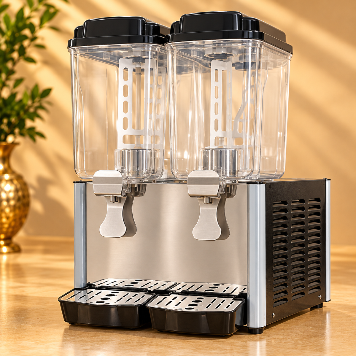 Gurubhai Equipments Refrigerated Juice Dispenser – Front View