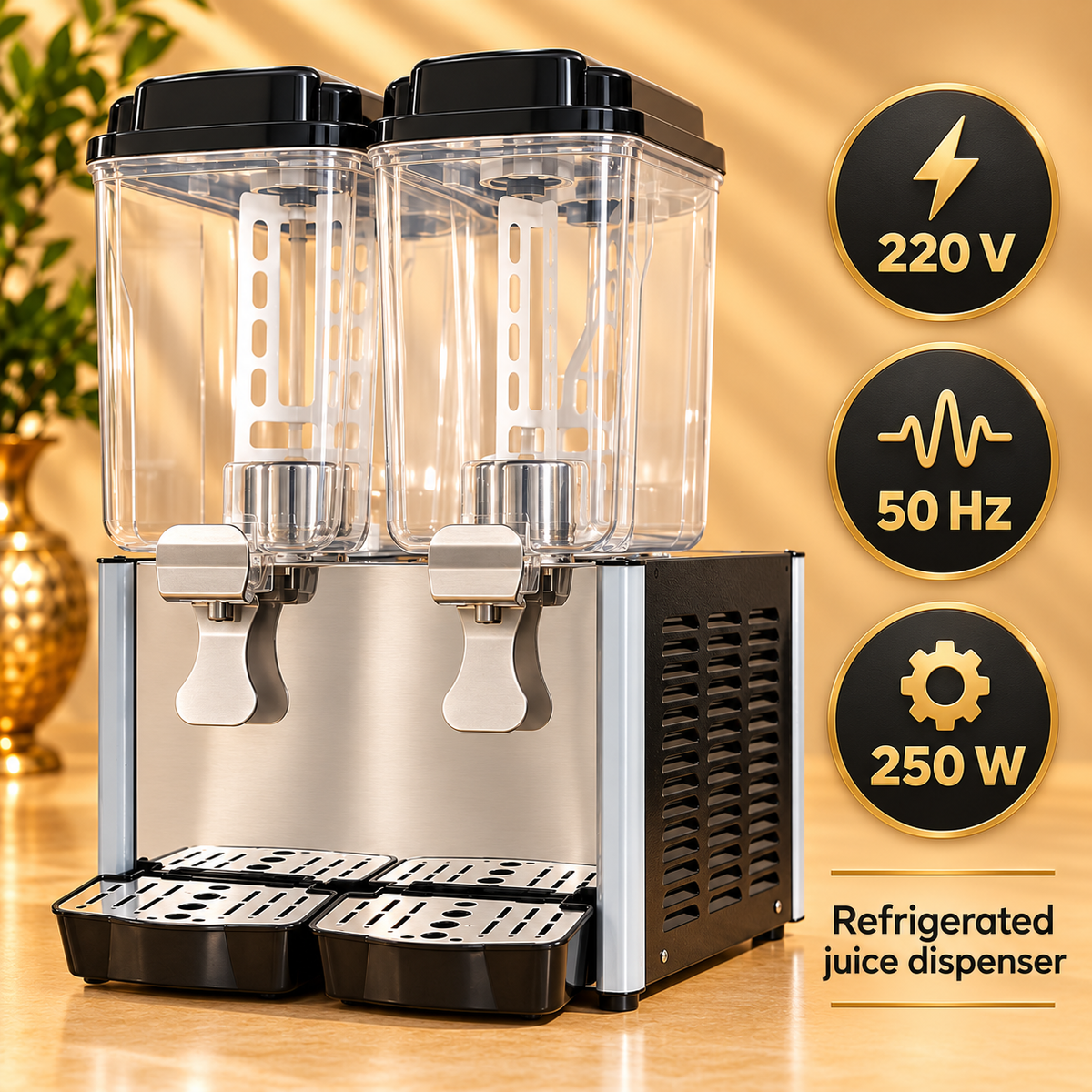 Gurubhai Equipments Refrigerated Juice Dispenser – How to Use