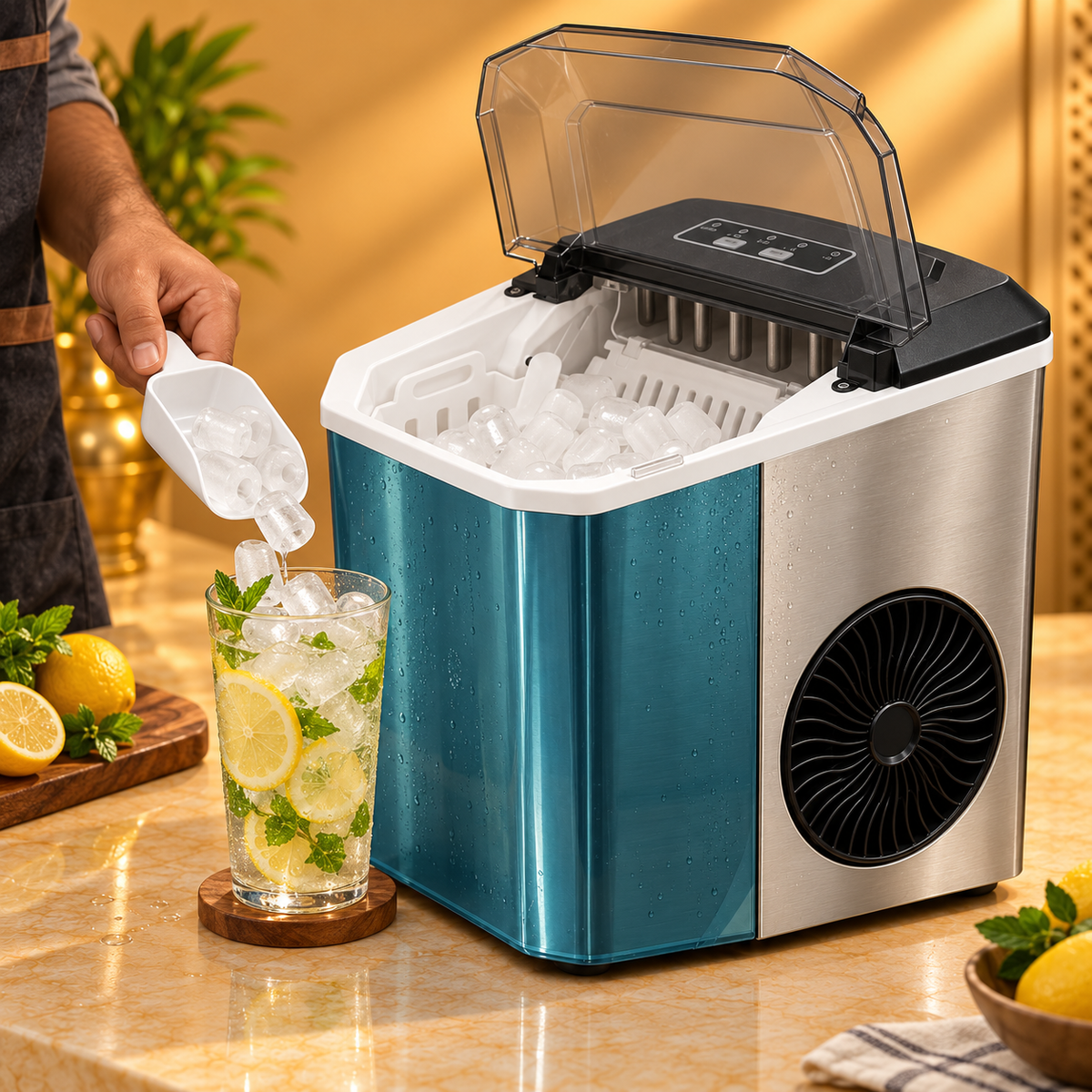 Gurubhai Equipments Ice Maker – In Use
