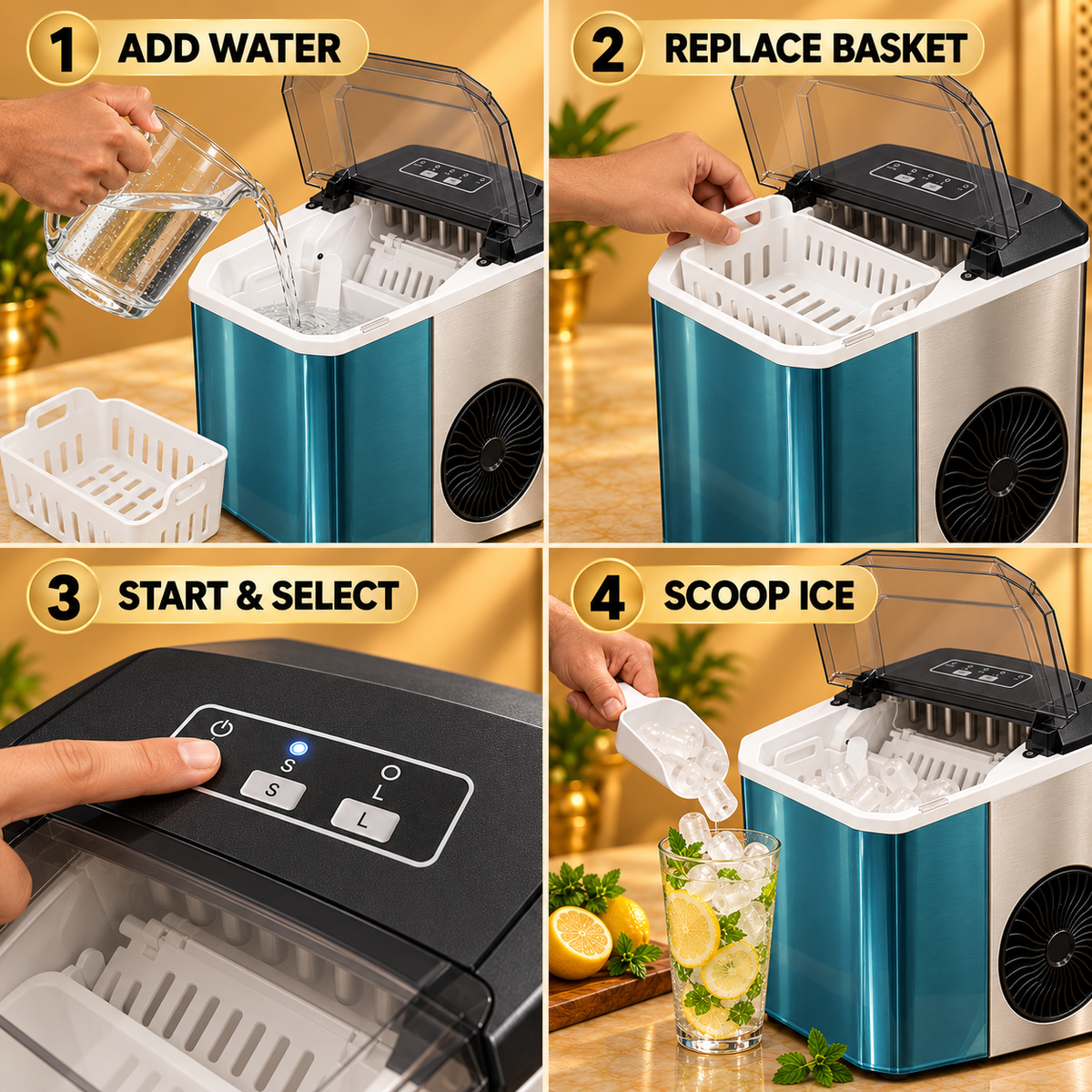 Gurubhai Equipments Ice Maker – Close-up