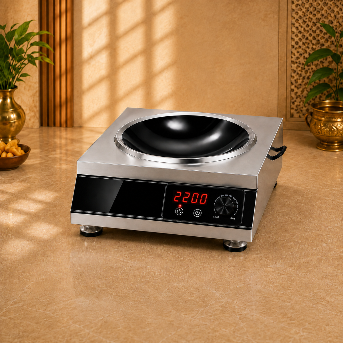 3500W Kadai Induction Cooktop - product view 2