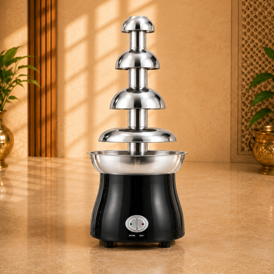 3-Layer Electric Chocolate Fountain – 22 × 22 × 56 Inch, 170 W