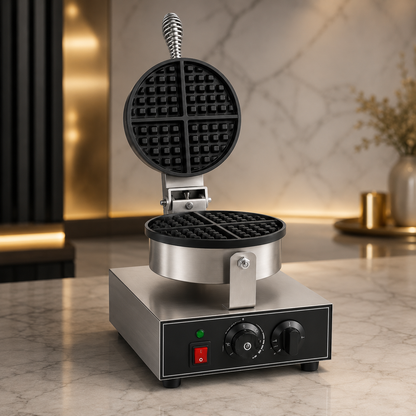 Round Belgian Waffle Maker - product view 11